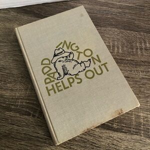 1960 Paddington Helps Out Hardcover Book